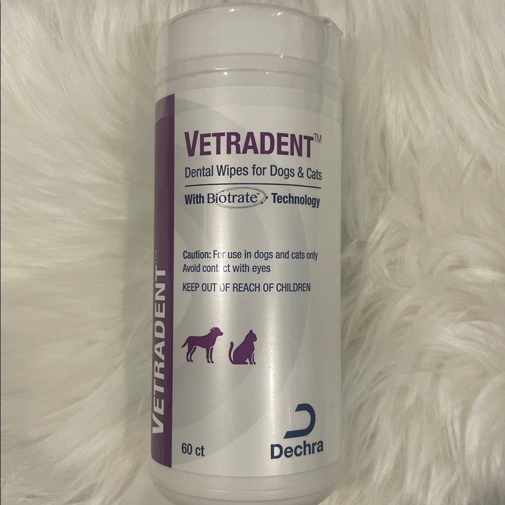 Dental Wipes for Dogs & Cats - White